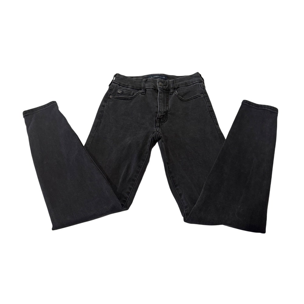 Aeropostale Womens High Rise Curvy Jegging Black Skinny Jeans Size 000 Reg - Picture 1 of 6